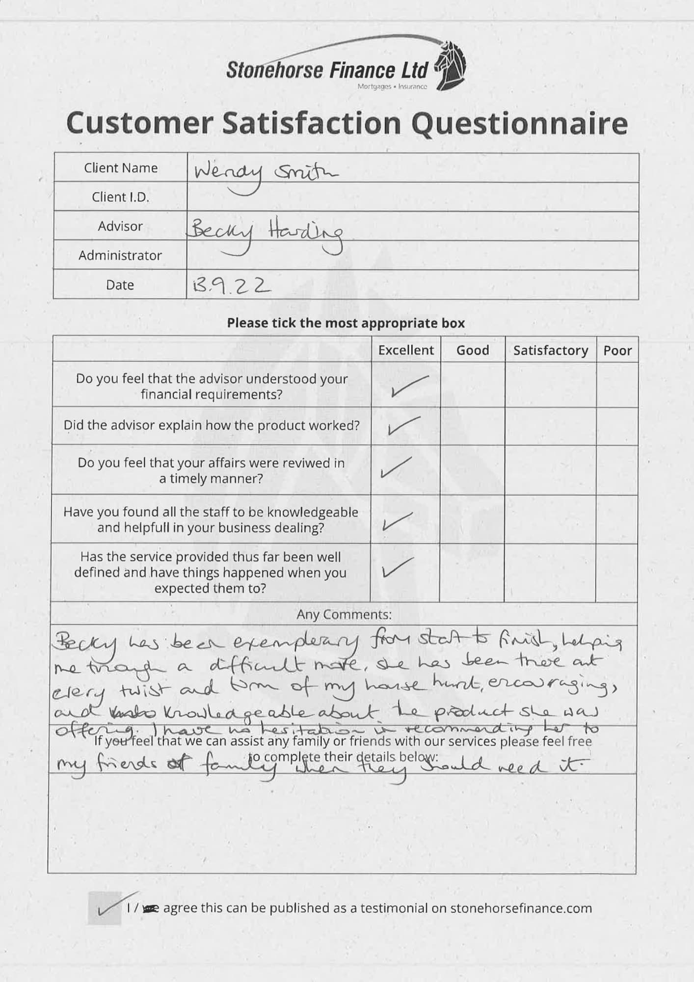Testimonial 72